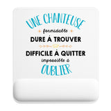 Tapis de souris ergonomique avec repose-poignet, accessoire bureau pour femme et homme, fête des pères, cadeau pas cher, idée cadeau fête des mères, secret santa, départ à la retraite, télétravail et gaming