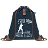 sac a dos bleu coton recycle avec pochette idee cadeau originale pour collegue ami prof ou membre de la famille cadeau mixte noel anniversaire secret santa ou depart au travail sac leger pratique et ecologique design breton moderne