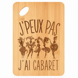 Planche bambou gravée personnalisée femme homme idée cadeau Fête des Mères Fête des Pères apéro papa maman prénom cuisine plateau fromage