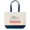 Sac de shopping bleu Notaire en Vacances