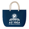 Sac de plage Bleu anse corde Yoga Légende Humour Geek