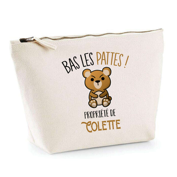 Trousse pochette de rangement maquillage Fête des Mères Mamie Famille Idée Cadeau anniversaire Noël Travail Boulot Métier Départ Retraite Collègue Femme
