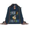 sac a dos bleu coton recycle avec pochette idee cadeau originale pour collegue ami prof ou membre de la famille cadeau mixte noel anniversaire secret santa ou depart au travail sac leger pratique et ecologique design breton moderne
