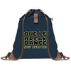 sac a dos bleu coton recycle avec pochette idee cadeau originale pour collegue ami prof ou membre de la famille cadeau mixte noel anniversaire secret santa ou depart au travail sac leger pratique et ecologique design breton moderne
