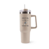 Mug isotherme Beige Tennis de Table J'peux pas