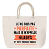 Sac Fête des Mères Mamie Famille Idée Cadeau anniversaire Noël Travail Boulot Métier Départ Retraite Collègue Femme cabas shopping plage