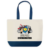 Sac de shopping bleu Super Chirurgien