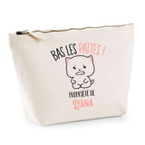 Trousse pochette de rangement maquillage Fête des Mères Mamie Famille Idée Cadeau anniversaire Noël Travail Boulot Métier Départ Retraite Collègue Femme