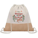 Sac Fête des Mères Mamie Famille Idée Cadeau anniversaire Noël Travail Boulot Métier Départ Retraite Collègue Femme cabas shopping plage