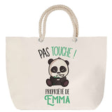 Sac Fête des Mères Mamie Famille Idée Cadeau anniversaire Noël Travail Boulot Métier Départ Retraite Collègue Femme cabas shopping plage