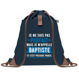 sac a dos homme bleu coton recycle avec pochette idee cadeau utile pour collegue papa ou ami cadeau homme noel anniversaire secret santa ou depart a la retraite sac durable pratique et robuste design sobre et elegant