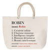 Sac Fête des Mères Mamie Famille Idée Cadeau anniversaire Noël Travail Boulot Métier Départ Retraite Collègue Femme cabas shopping plage