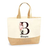 Sac Jute Fête des Mères Fêtes des Pères Mamie Papi Famille Idée Cadeau anniversaire Noël Travail Boulot Métier Départ Retraite Collègue Femme Homme