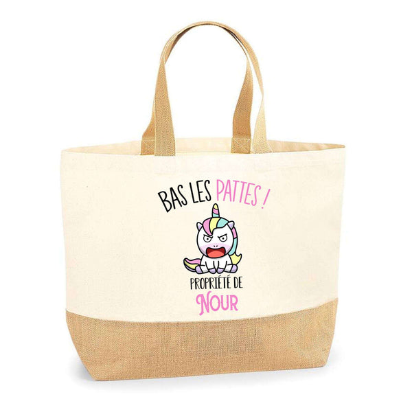 Sac Jute Fête des Mères Fêtes des Pères Mamie Papi Famille Idée Cadeau anniversaire Noël Travail Boulot Métier Départ Retraite Collègue Femme Homme