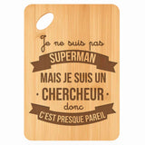 Planche bambou gravée personnalisée homme idée cadeau Fête des Pères apéro 30×20 prénom cuisine plateau fromage anniversaire noel papa papi 