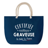 Sac de plage Bleu anse corde Certifiée meilleure Graveuse