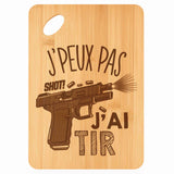 Planche bambou gravée personnalisée femme homme idée cadeau Fête des Mères Fête des Pères apéro papa maman prénom cuisine plateau fromage