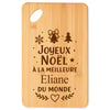Planche à découper cadeau Noël famille amis papa maman mamie papi, idée cadeau apéro et cuisine, Secret Santa