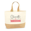Sac Jute Fête des Mères Fêtes des Pères Mamie Papi Famille Idée Cadeau anniversaire Noël Travail Boulot Métier Départ Retraite Collègue Femme Homme