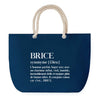 Sac de plage Bleu anse corde Brice Définition Homme