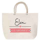 Sac Fête des Mères Mamie Famille Idée Cadeau anniversaire Noël Travail Boulot Métier Départ Retraite Collègue Femme cabas shopping plage
