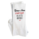 Chaussettes originales en coton, idée cadeau drôle tendance mère maman papa père mamie papi anniversaire noel 