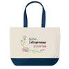 Sac de shopping bleu Entrepreneuse d'exception