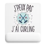 Tapis de souris ergonomique avec repose-poignet, accessoire bureau pour femme et homme, fête des pères, cadeau pas cher, idée cadeau fête des mères, secret santa, départ à la retraite, télétravail et gaming
