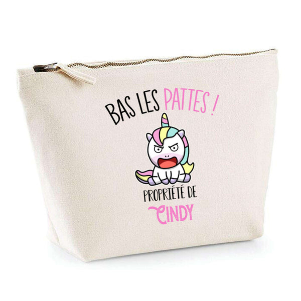 Trousse pochette de rangement maquillage Fête des Mères Mamie Famille Idée Cadeau anniversaire Noël Travail Boulot Métier Départ Retraite Collègue Femme