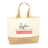 Sac Jute Fête des Mères Fêtes des Pères Mamie Papi Famille Idée Cadeau anniversaire Noël Travail Boulot Métier Départ Retraite Collègue Femme Homme