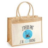 Sac Fête des Mères Mamie Famille Idée Cadeau anniversaire Noël Travail Boulot Métier Départ Retraite Collègue Femme cabas shopping plage Homme Papa Papi Pères Frère