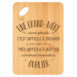 Planche bambou gravée personnalisée femme idée cadeau Fête des Mères apéro 30×20 prénom cuisine plateau fromage anniversaire noel maman mamie