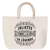 Sac Fête des Mères Mamie Famille Idée Cadeau anniversaire Noël Travail Boulot Métier Départ Retraite Collègue Femme cabas shopping plage