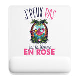 Tapis de souris ergonomique avec repose-poignet, accessoire bureau pour femme et homme, fête des pères, cadeau pas cher, idée cadeau fête des mères, secret santa, départ à la retraite, télétravail et gaming