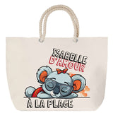 Sac Fête des Mères Mamie Famille Idée Cadeau anniversaire Noël Travail Boulot Métier Départ Retraite Collègue Femme cabas shopping plage