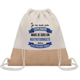 Sac Fête des Pères Papi Papa Cadeau anniversaire Noël Travail Boulot Métier Départ Retraite Collègue Homme cabas shopping plage