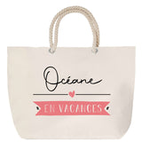 Sac Fête des Mères Mamie Famille Idée Cadeau anniversaire Noël Travail Boulot Métier Départ Retraite Collègue Femme cabas shopping plage