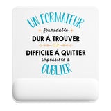Tapis de souris ergonomique avec repose-poignet, accessoire bureau pour femme et homme, fête des pères, cadeau pas cher, idée cadeau fête des mères, secret santa, départ à la retraite, télétravail et gaming