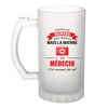 Chope de bière personnalisé, idée cadeau pour maman, femme ou collègue. Parfait pour Noël, anniversaire, fête des mères ou Secret Santa.