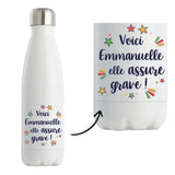idée cadeau maman fête des mères prénom secret santa anniversaire femme noel gourde écologique