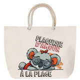 Sac Fête des Mères Mamie Famille Idée Cadeau anniversaire Noël Travail Boulot Métier Départ Retraite Collègue Femme cabas shopping plage