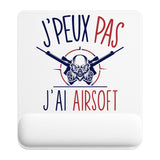 Tapis de souris ergonomique avec repose-poignet, accessoire bureau pour femme et homme, fête des pères, cadeau pas cher, idée cadeau fête des mères, secret santa, départ à la retraite, télétravail et gaming