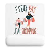Tapis de souris ergonomique avec repose-poignet, accessoire bureau pour femme et homme, fête des pères, cadeau pas cher, idée cadeau fête des mères, secret santa, départ à la retraite, télétravail et gaming
