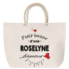 Sac Fête des Mères Mamie Famille Idée Cadeau anniversaire Noël Travail Boulot Métier Départ Retraite Collègue Femme cabas shopping plage