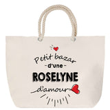 Sac Fête des Mères Mamie Famille Idée Cadeau anniversaire Noël Travail Boulot Métier Départ Retraite Collègue Femme cabas shopping plage