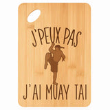 Planche bambou gravée personnalisée femme homme idée cadeau Fête des Mères Fête des Pères apéro papa maman prénom cuisine plateau fromage