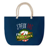 Sac de plage Bleu anse corde J'peux Pas Black Jack