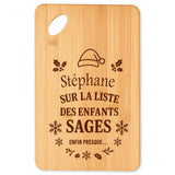 Planche à découper cadeau Noël famille amis papa maman mamie papi, idée cadeau apéro et cuisine, Secret Santa