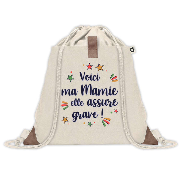 Sac Fête des Mères Mamie Famille Idée Cadeau anniversaire Noël Travail Boulot Métier Départ Retraite Collègue Femme cabas shopping plage