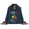 sac a dos bleu coton recycle avec pochette idee cadeau originale pour collegue ami prof ou membre de la famille cadeau mixte noel anniversaire secret santa ou depart au travail sac leger pratique et ecologique design breton moderne